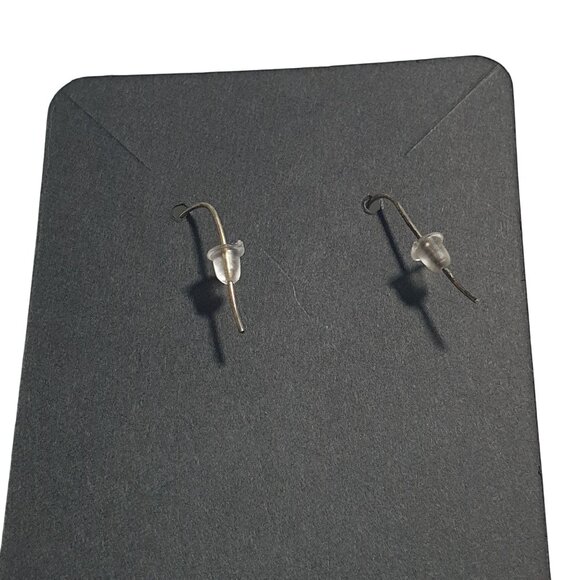 Dreamcatcher Dangle Hook Earrings Feather Charm Silver Metal Boho Tribal Style - Picture 4 of 4